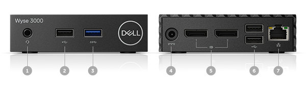 Dell Wyse 3040 WTOS 16GF/2GR (R) P/N 8G78N + PSU (Replaces old P/N 4TP5V)